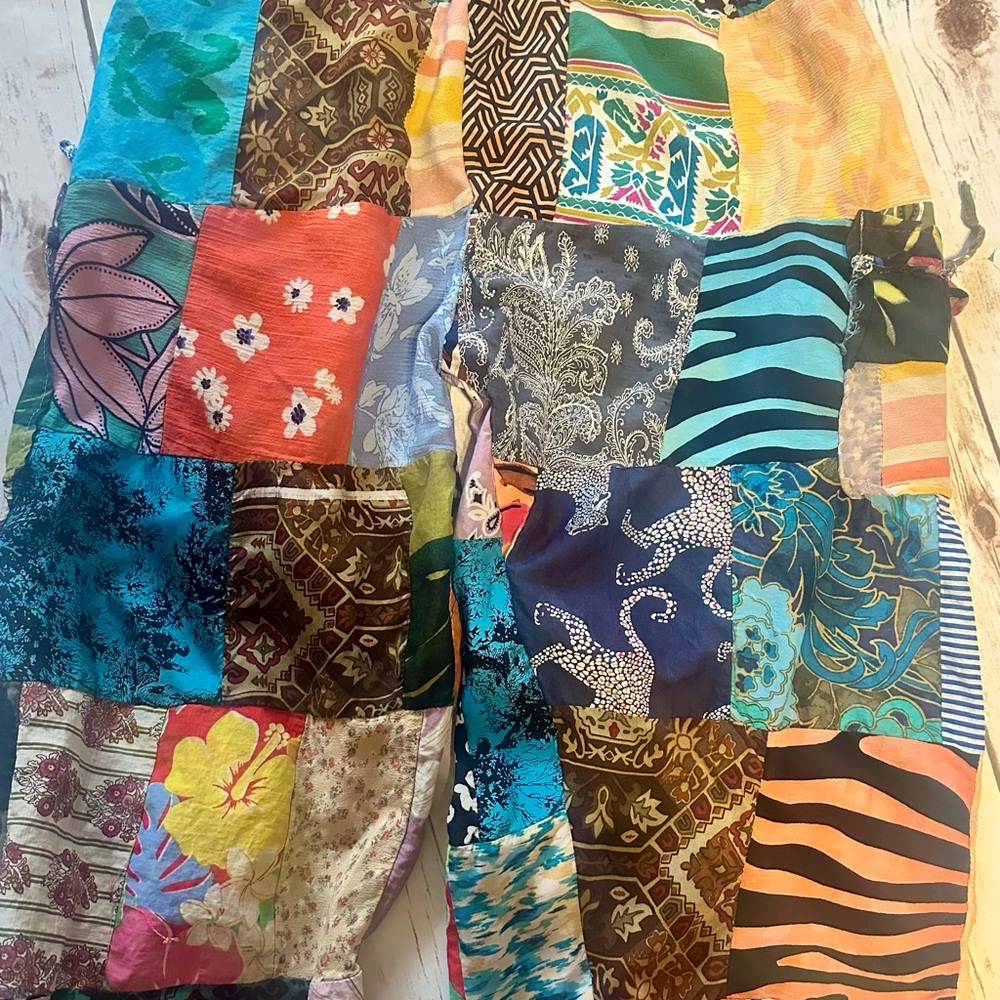 Boho Patchwork Pants - image 2